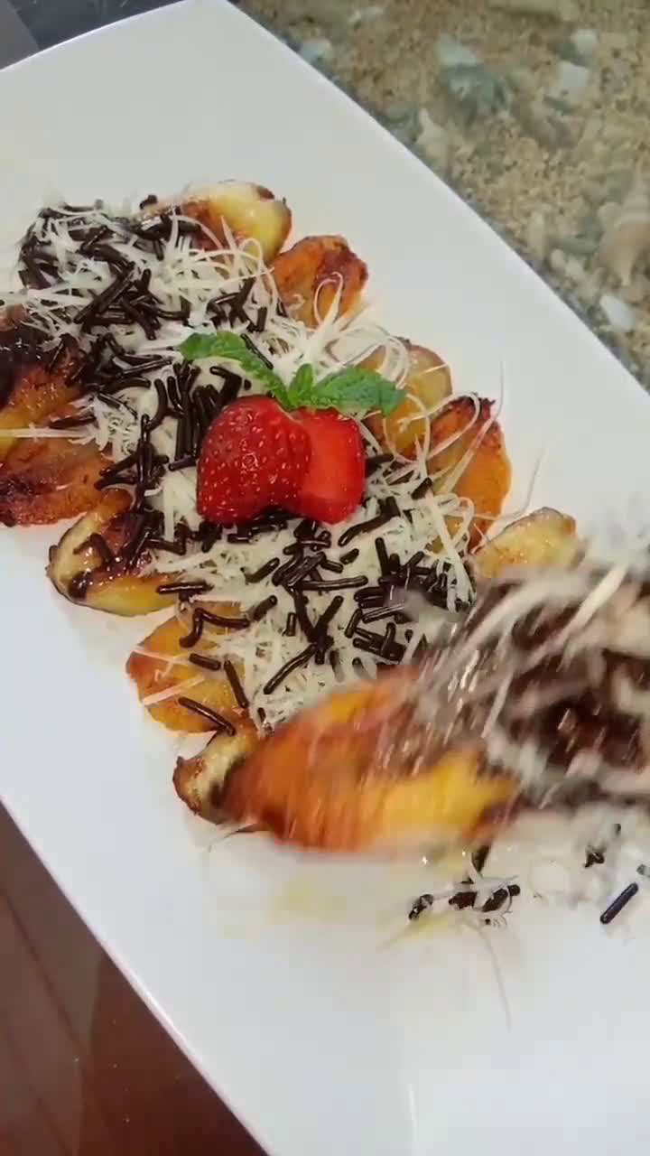 Foto langkah ke 4 dari resep Pisang Coklat Keju.