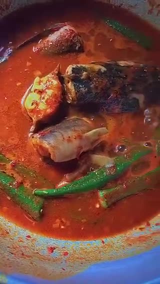 Gambar langkah 6 resipi Asam Pedas Ikan Sembilang 🌸🐟.