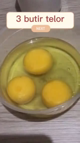 Foto langkah ke 1 dari resep Telur dadar kampung autentic sumatera.