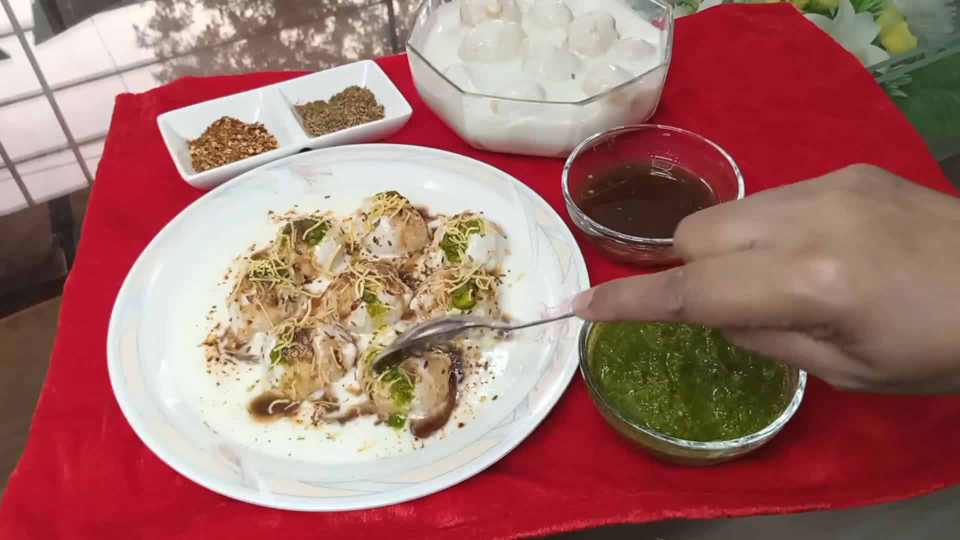 A picture of step 13 of Super soft dahi bhalla (iftar special).