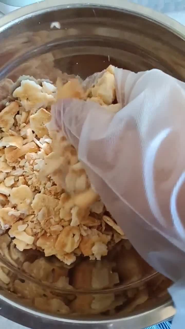Gambar langkah 2 resipi Puding Caramel Lapis Cream Crackers(Puding lapis biskut 4Segi).