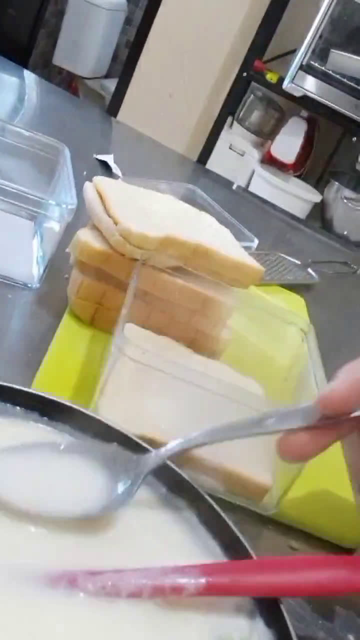 Foto langkah ke 3 dari resep Stup Roti Tawar cemilan MPASI 1y+.
