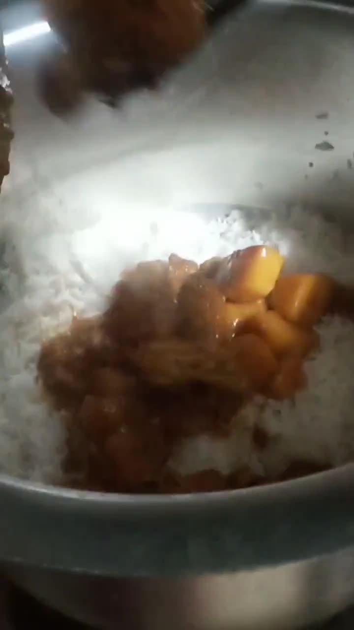A picture of step 9 of Chicken Biryani.