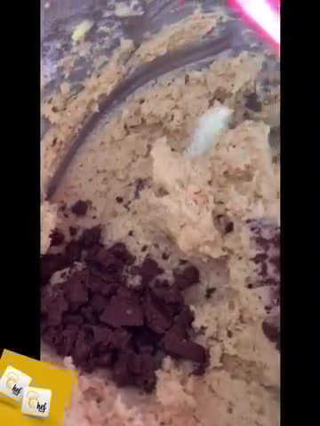 A picture of step 3 of Colorado cowboy cookies.