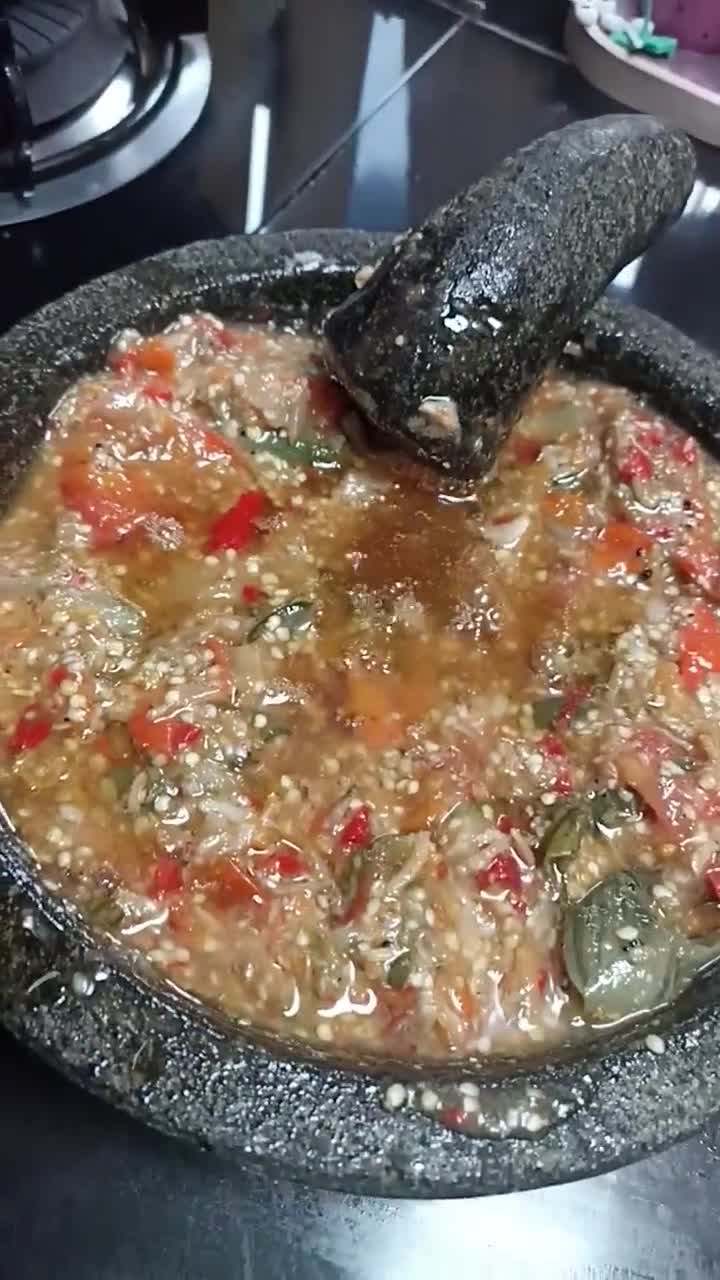 Foto langkah ke 3 dari resep Sambel terong.