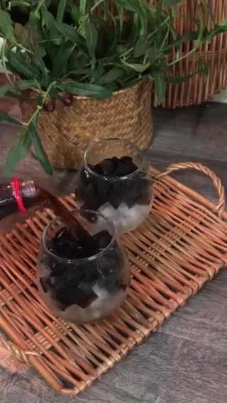 Gambar langkah 2 resipi Cola Cincau.