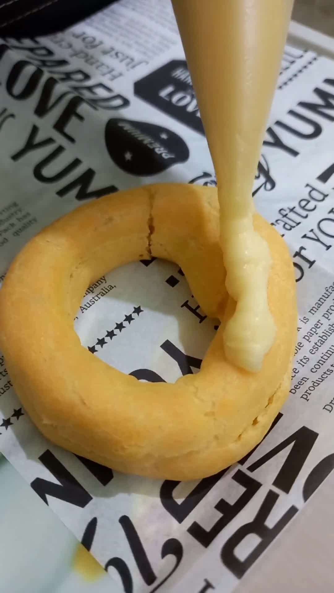 Foto langkah ke 3 dari resep Vla Keju Mayo (Soes).