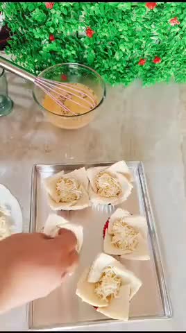 Foto langkah ke 3 dari resep Cheese Egg Tart.