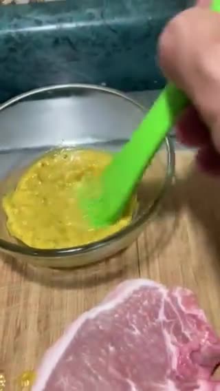 Foto del paso 1 de la receta: Puerco 🐷 a la mostaza con ajo