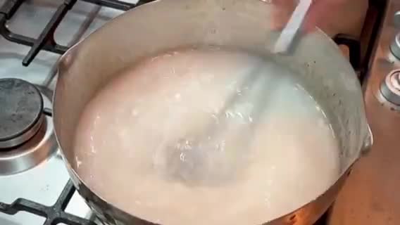 A picture of step 3 of Coconut and berries pudding with sago tapioca balls.