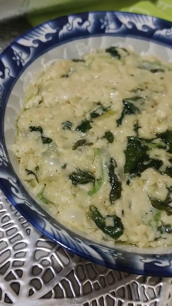 Foto langkah ke 7 dari resep Krim Bayam.