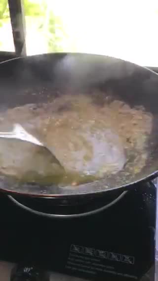 Gambar langkah 3 resipi Sambal Hijau Terung Pipit.