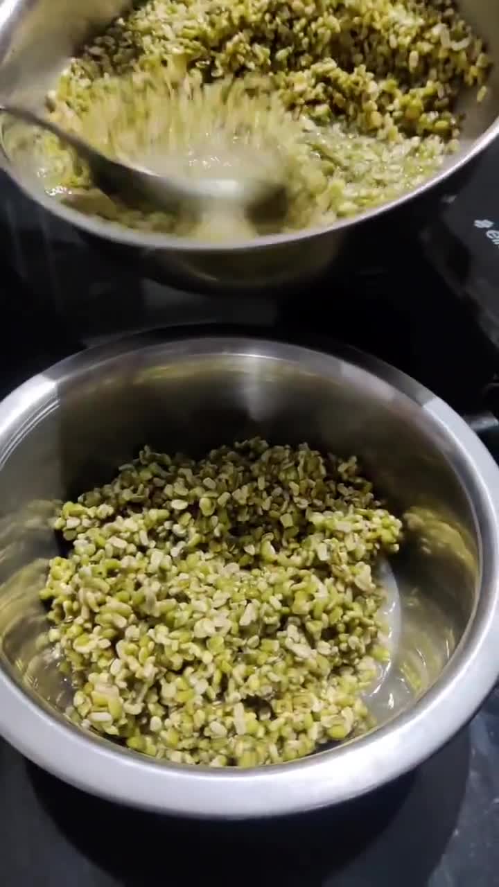 A picture of step 2 of No Onion No Garlic Vati Dal Vada.