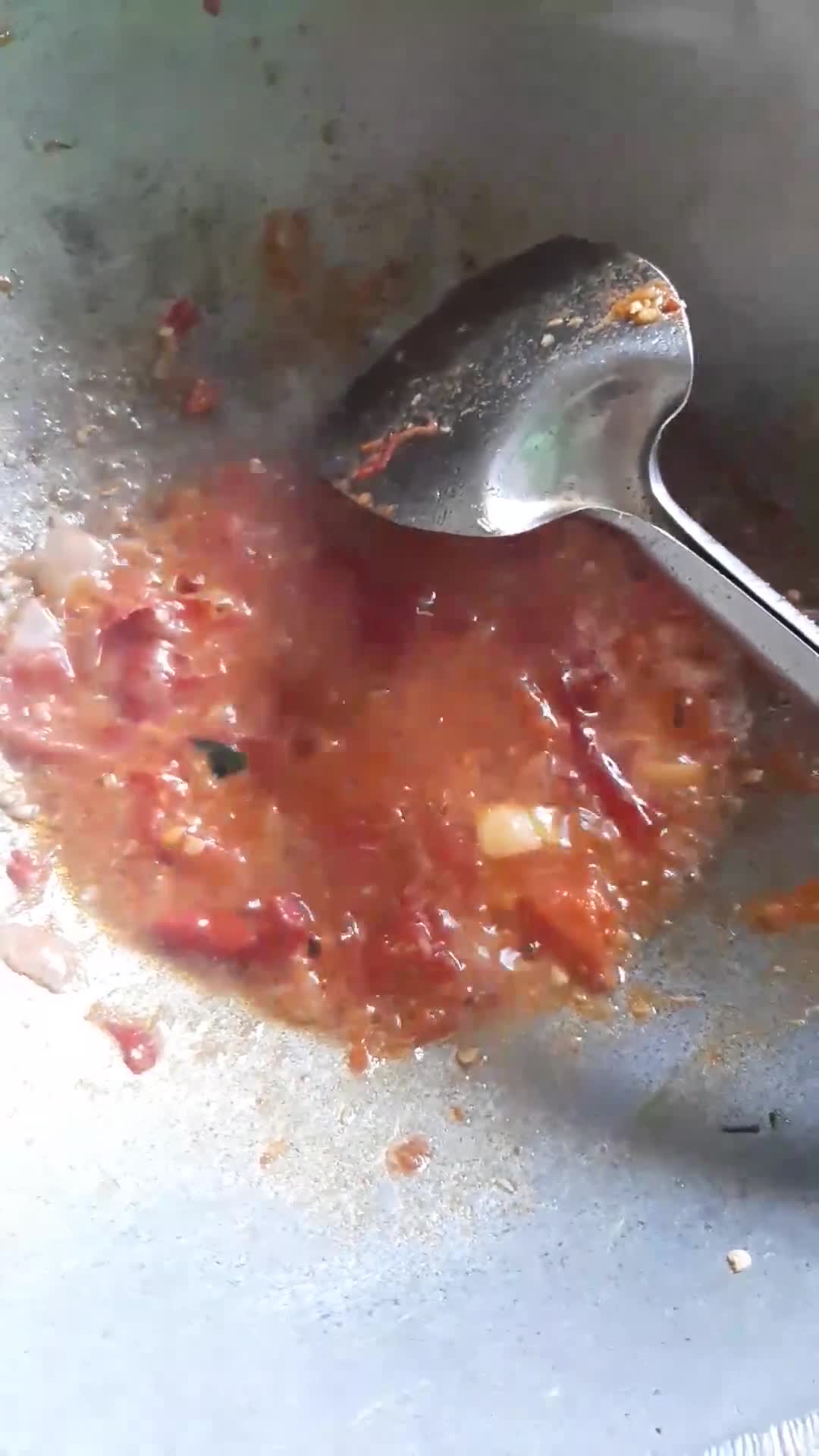Foto langkah ke 6 dari resep Sambal terong pete.