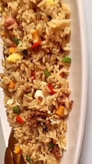 A picture of step 5 of Minced meat Chinese rice.