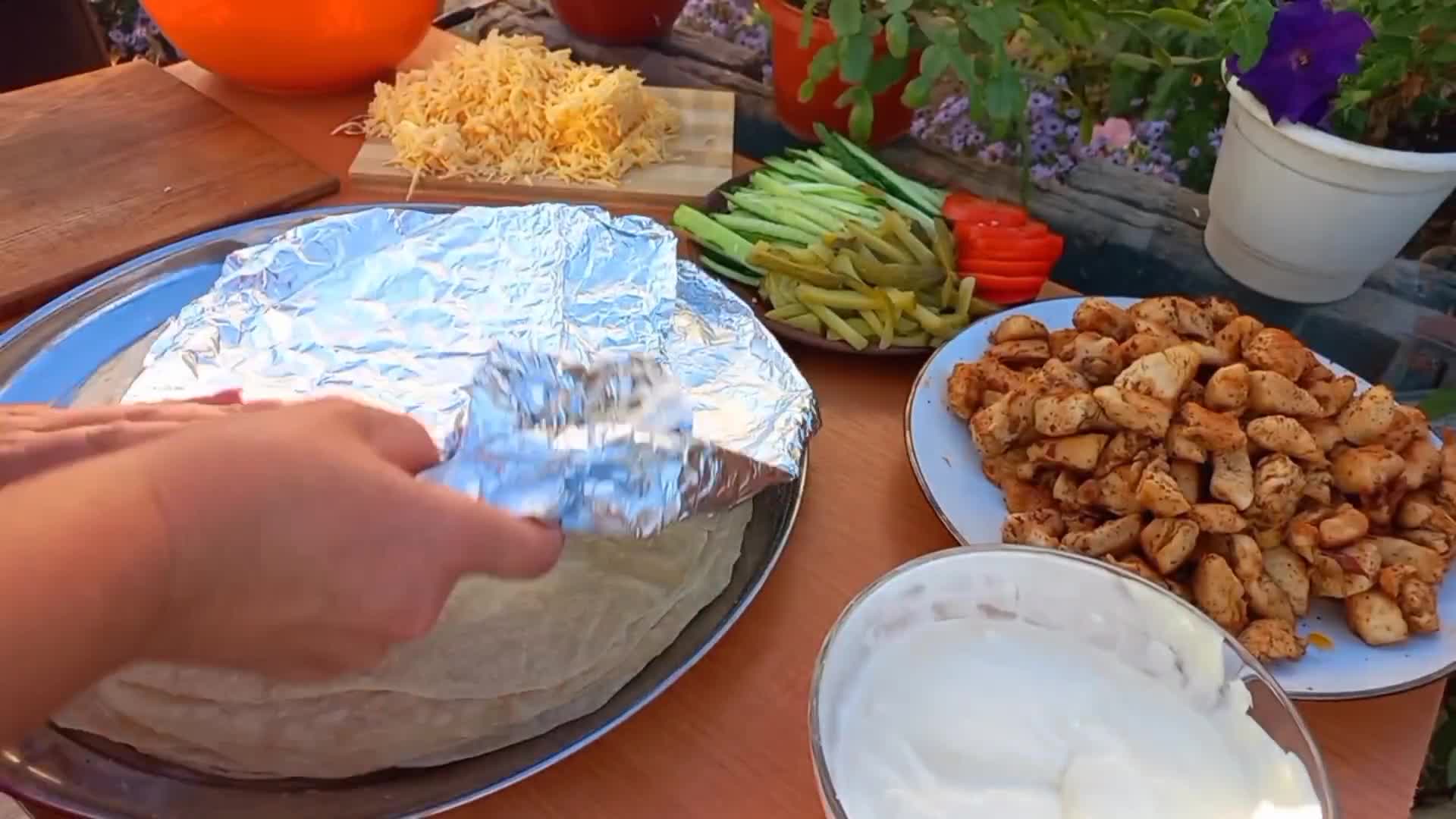 Фото кроку 7 до Домашний лаваш на сковороде.