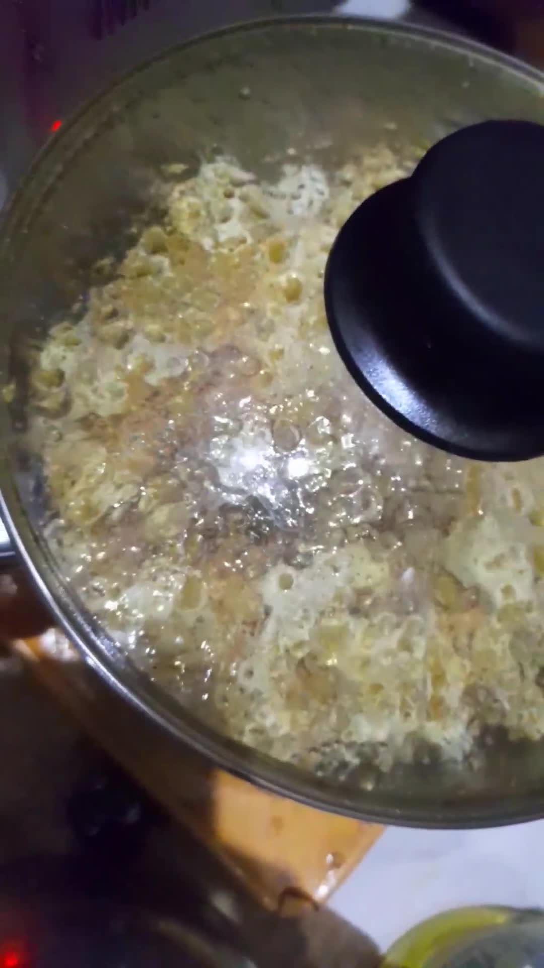 A picture of step 3 of Perfectly popped sweet Popcorn.