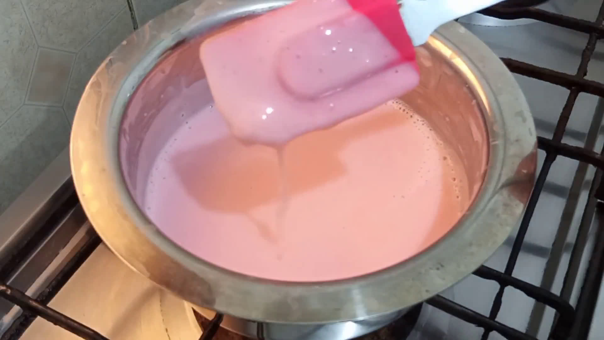 A picture of step 2 of Strawberry Delight.