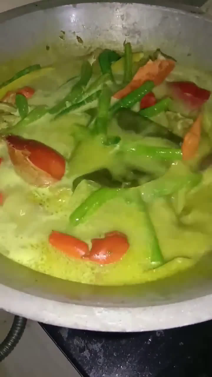 Foto langkah ke 3 dari resep Gulai kepiting khas karo.