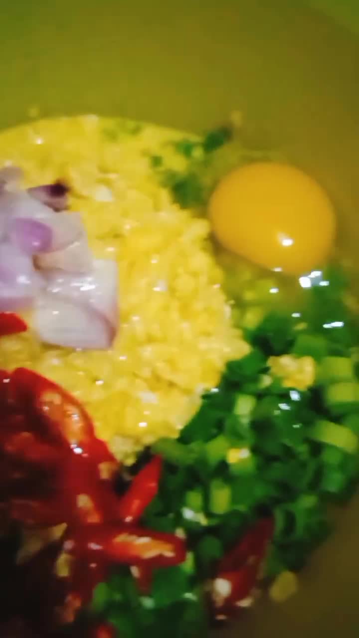 Foto langkah ke 3 dari resep Dadar jagung menado.