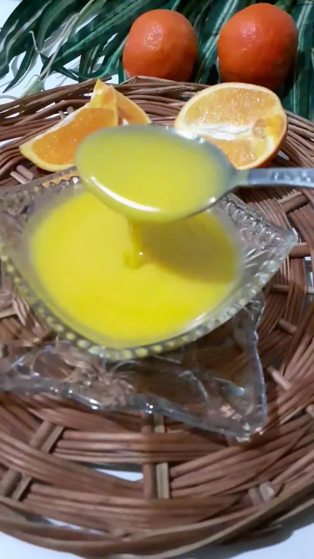 عکس مرحله 2 از دستور سس پرتقالی زعفرانی 😋😍