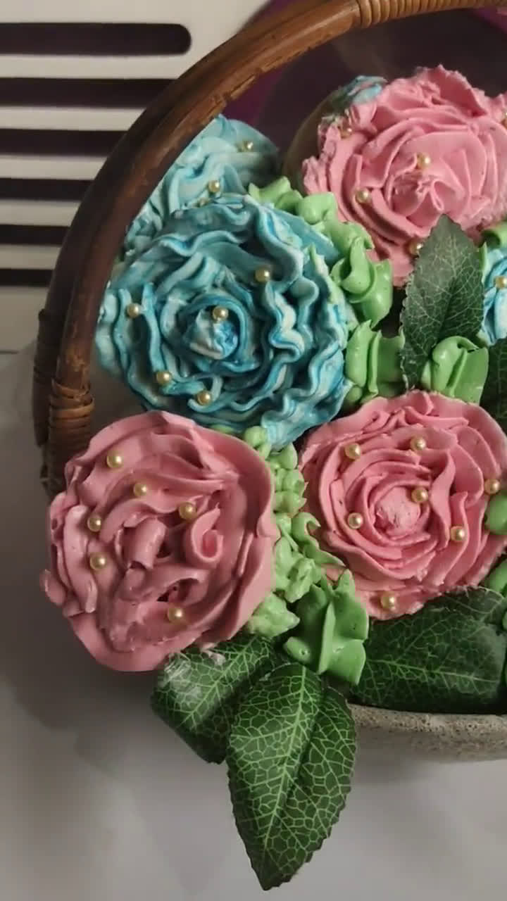 Foto langkah ke 11 dari resep Bouquet Donat Buttercream.