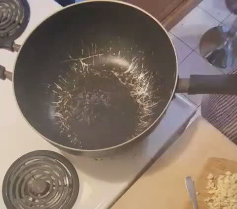 A picture of step 2 of Hot Desi Garlic Fried Rice.