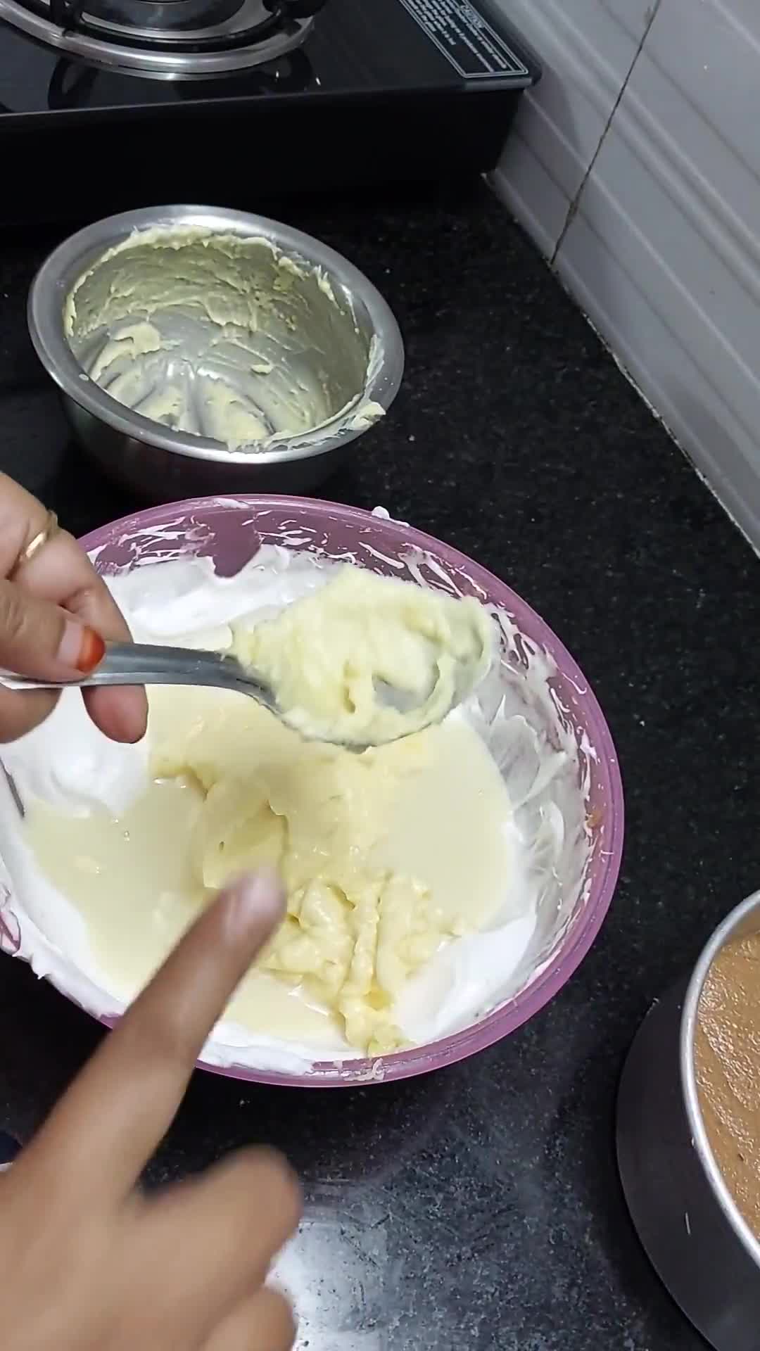 चीज़ केक (cheese cake recipe in hindi) रेसिपी चरण 2 फोटो