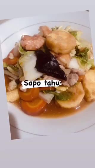 Foto langkah ke 2 dari resep Sapo tahu.