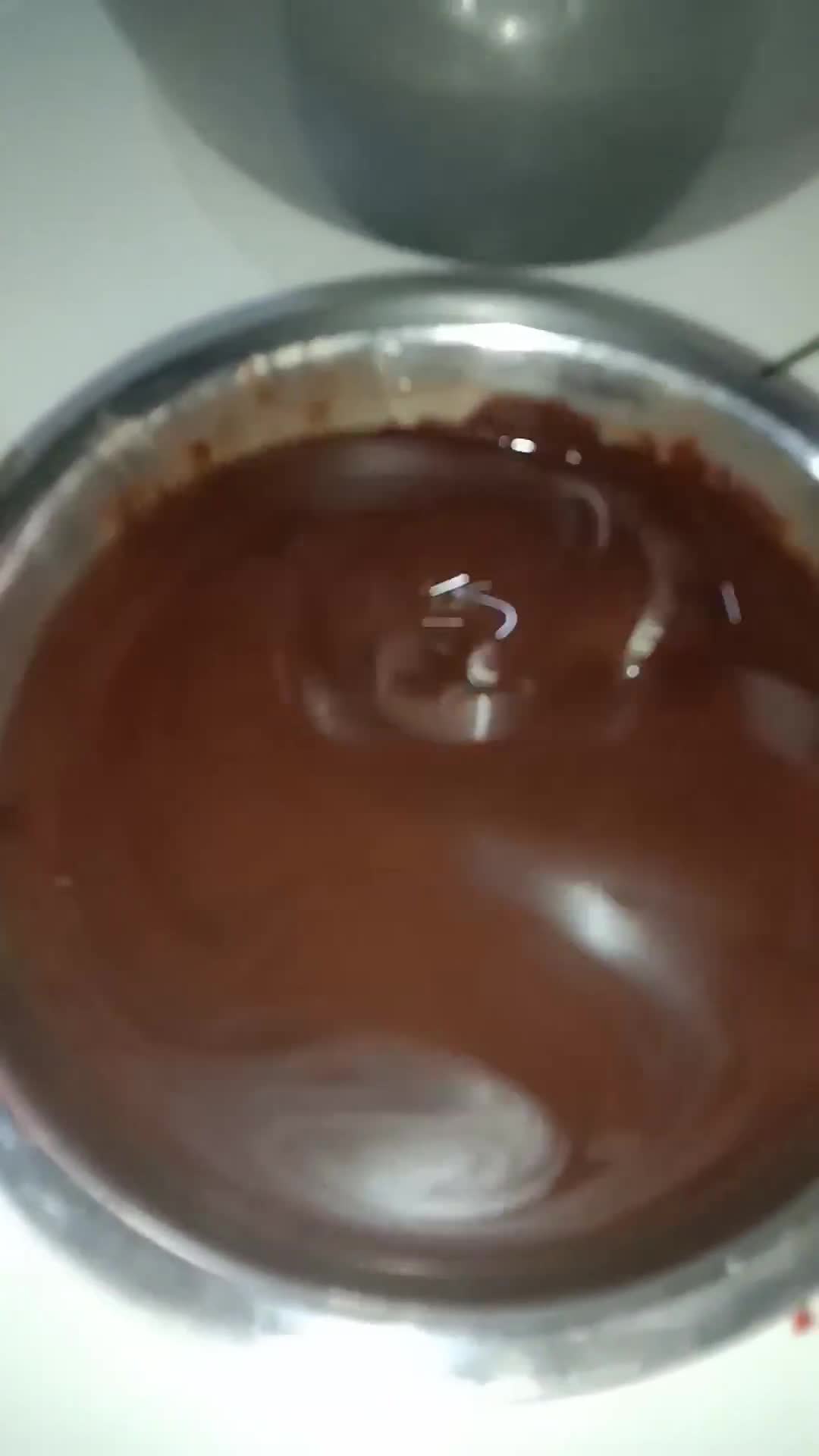 Foto langkah ke 4 dari resep Brownies kukus 4 telur super lembut nyoklat banget.