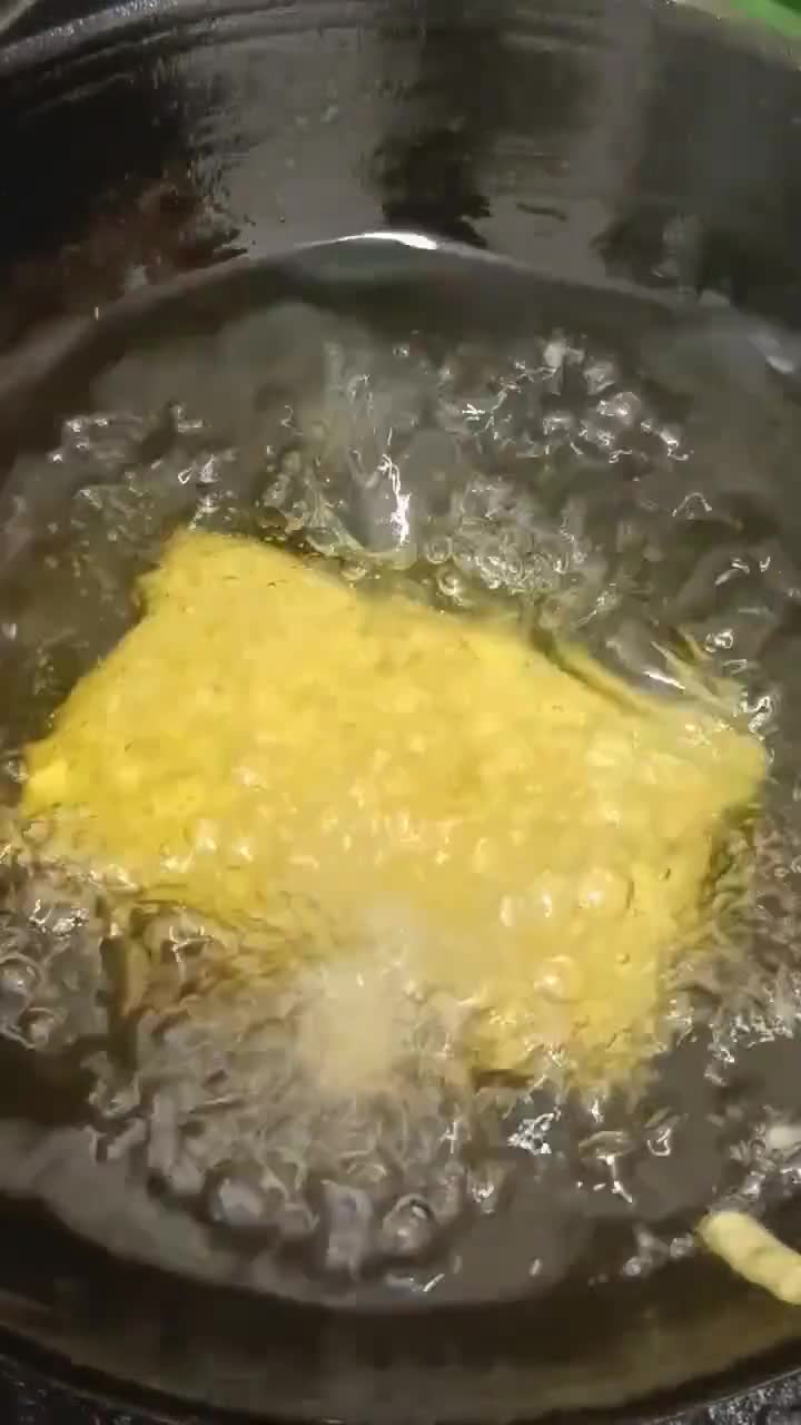 Gambar langkah 4 resipi Tempe Celup Tepung Rangup.