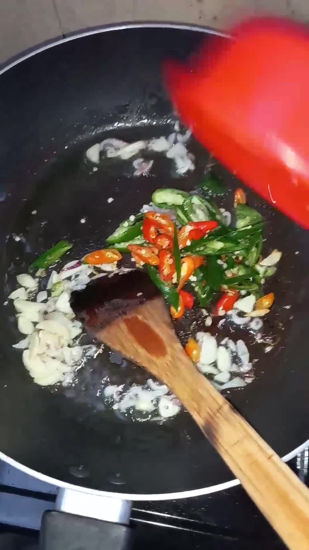 Foto langkah ke 3 dari resep Tumis Labu Wortel.