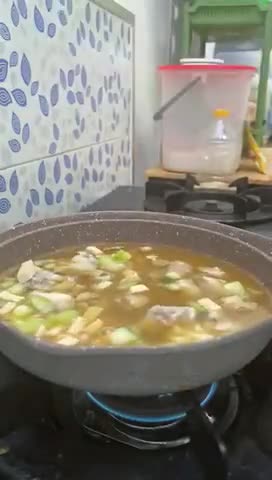 Foto langkah ke 1 dari resep Mpasi Bubur ikan kembung labu santan.