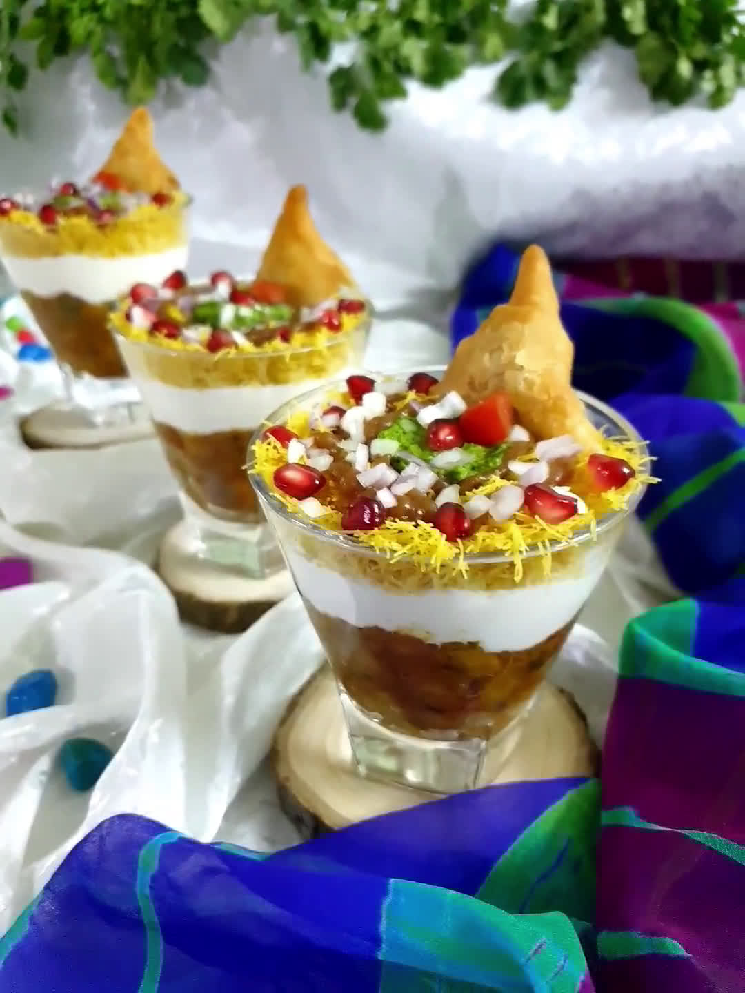 સમોસા ચાટ શોટ્સ (Samosa chat shots) રેસીપી સ્ટેપ12ફોટો