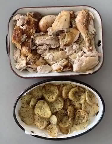 Foto del paso 3 de la receta Pollo al Horno con Papas
