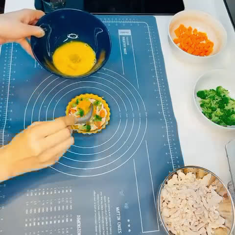 寵物鮮食🍽雞肉花椰菜鹹派的食譜步驟7照片