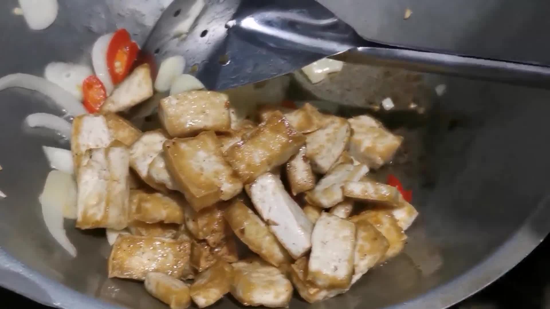 Foto langkah ke 5 dari resep Tahu Buncis Teriyaki ala Subi 😍.