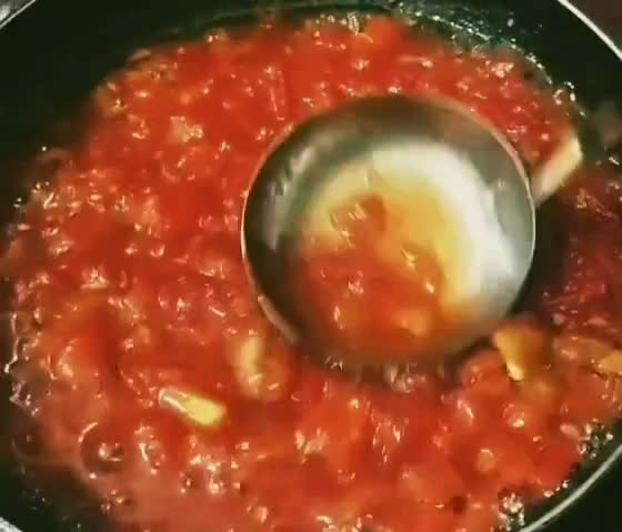 Foto langkah ke 5 dari resep Milk Latte Tomato 🍅 |Minuman Merah-Putih.