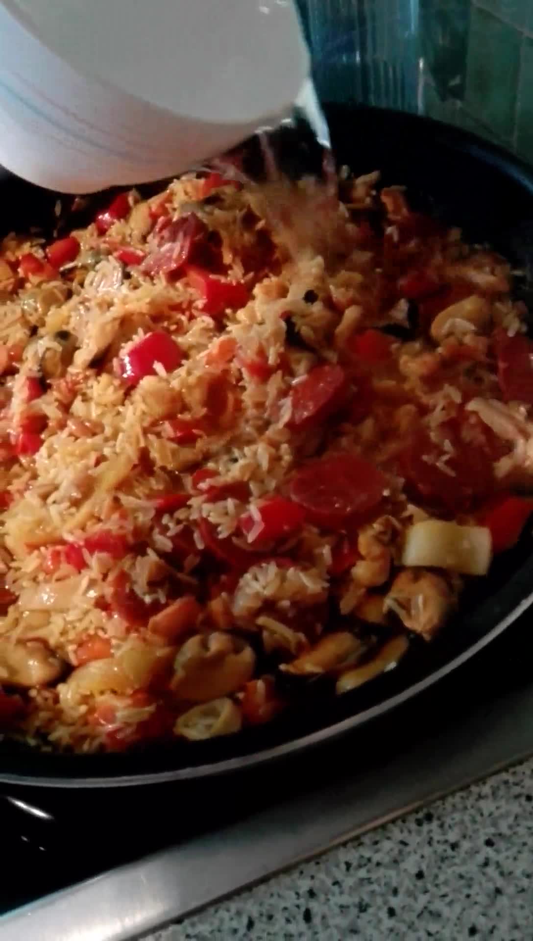 Foto del paso 7 de la receta: Paella mar y montaña