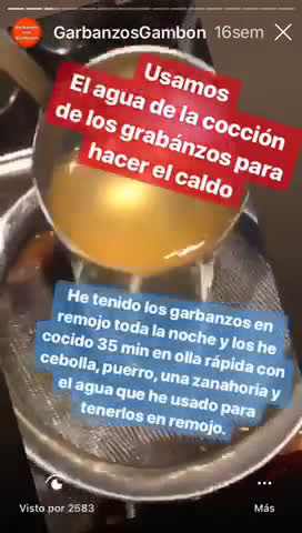 Foto del paso 1 de la receta: Garbanzos con gambones