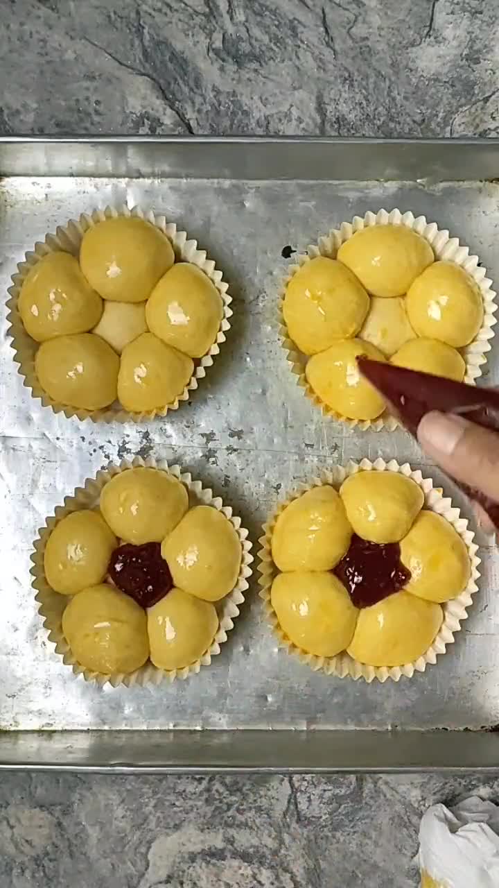 Foto langkah ke 7 dari resep Roti Sobek Ubi Orange (941).