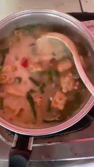 Foto langkah ke 3 dari resep Sayur Lodeh Kancang Panjang Tempe Bumbu Iris.