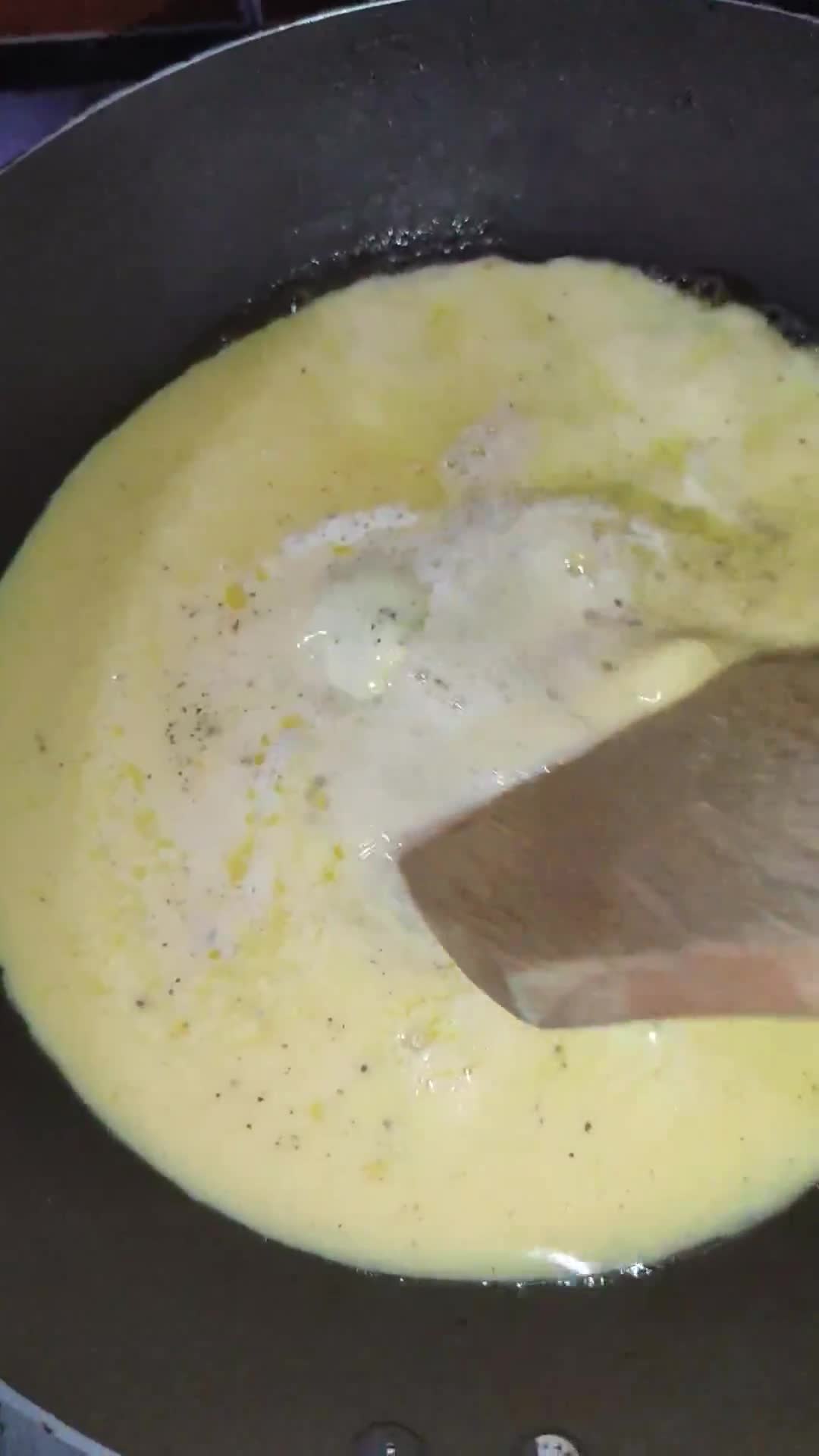 A picture of step 6 of Scrambled Egg.