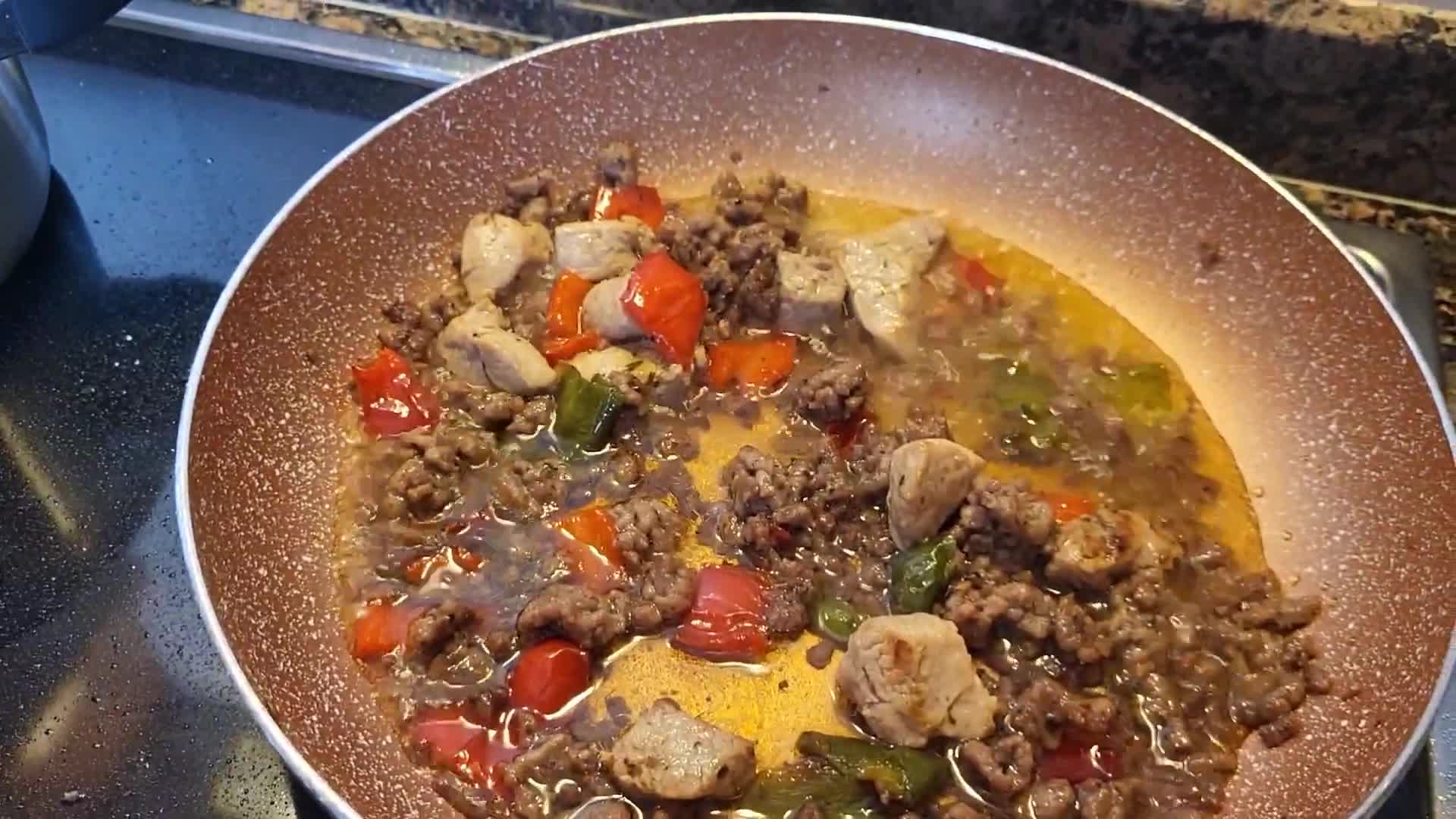 Foto del paso 8 de la receta: Fideos con carne y verduras