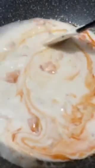 Foto del paso 9 de la receta: Macarrones de marisco, con caldo Dashi y salsita de leche coco
