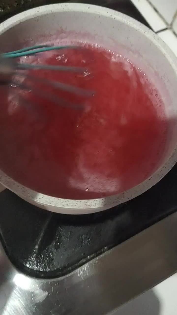 Foto langkah ke 2 dari resep Es Jelly Lumut.