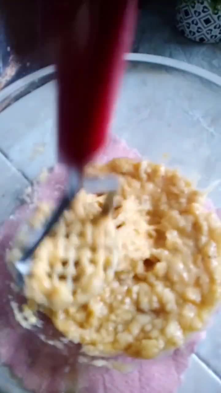 Gambar langkah 1 resipi Kek Pisang Coklat.