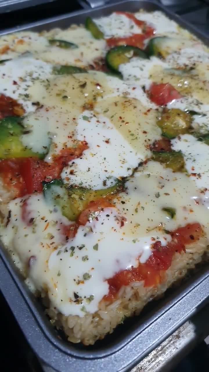 Foto del paso 2 de la receta: Pizza de arroz integral 🍚🍕