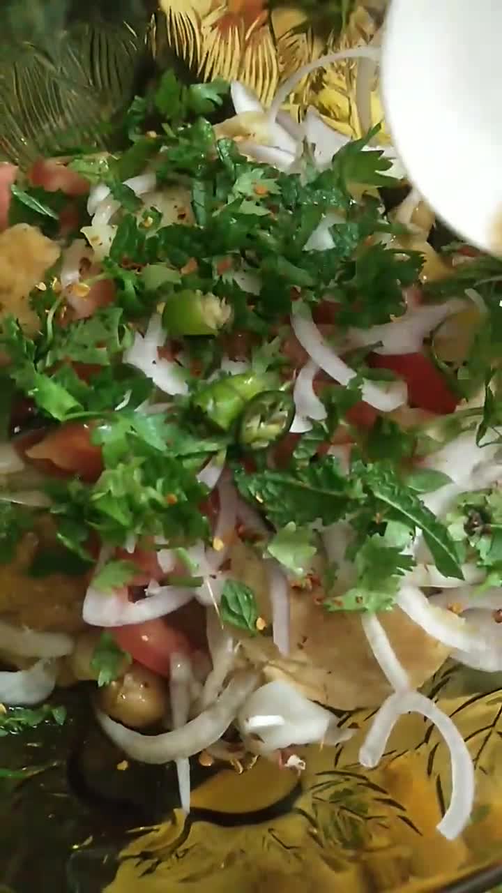 A picture of step 8 of Sweet n sour chana chaat.