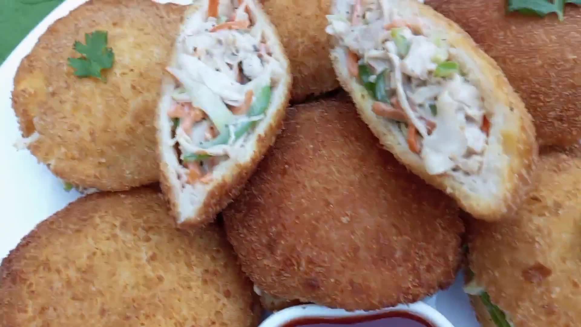 A picture of step 10 of Bread Pockets 🤤🥙.